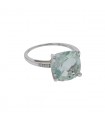 Mauboussin Petit Visage d’Amour prasiolite, diamonds and gold ring