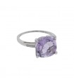 Mauboussin Petit Visage d’Amour amethyst, diamonds and gold ring