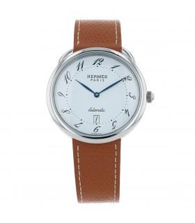 Hermès Arceau stainless steel watch