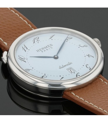 Hermès Arceau stainless steel watch