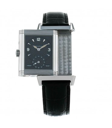 Jaeger Lecoultre Reverso DuoFace stainless steel watch
