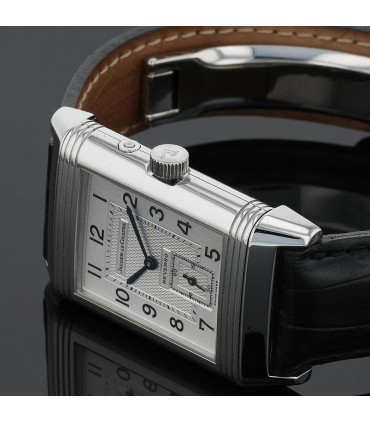 Jaeger Lecoultre Reverso DuoFace stainless steel watch