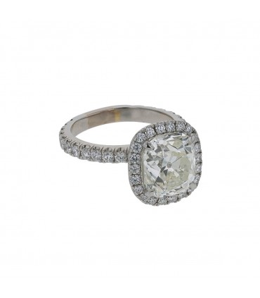 Diamonds and gold ring
