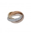 Bague Cartier Trinity Pavée
