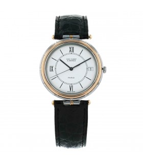 Van Cleef & Arpels Pierre Arpels stainless steel and gold watch