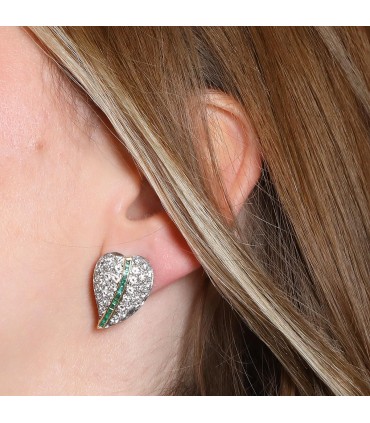 Boucles d’oreilles Feuilles