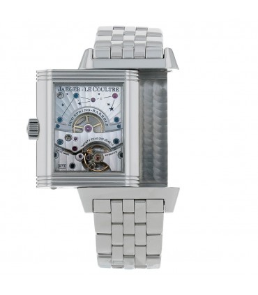 Jaeger Lecoultre Reverso Grande Sun Moon stainless steel watch