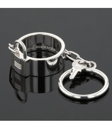 Hermès silver ring