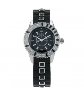 Dior Christal diamonds, crystal, stainless steel watch