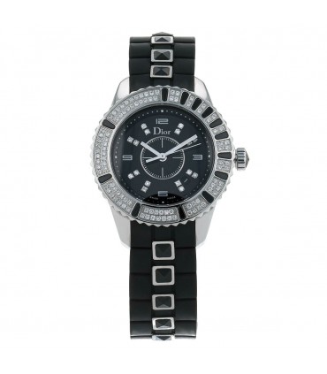 Dior Christal diamonds, crystal, stainless steel watch