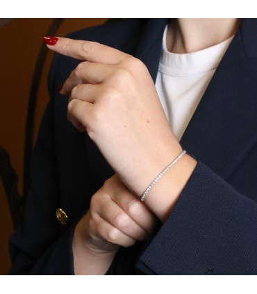 Padani diamonds and gold bracelet