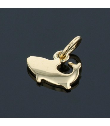 Dodo gold pendant