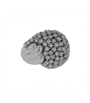 Diamonds and gold ring