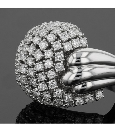 Diamonds and gold ring