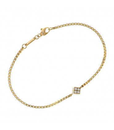 Chopard Ice Cube diamonds and gold bracelet