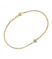Chopard Ice Cube diamonds and gold bracelet