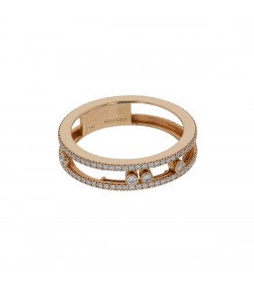 Messika Move Romane diamonds and gold ring