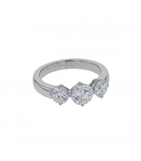 Diamonds and gold ring