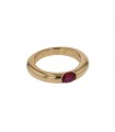 Cartier Ellipse ruby and gold ring