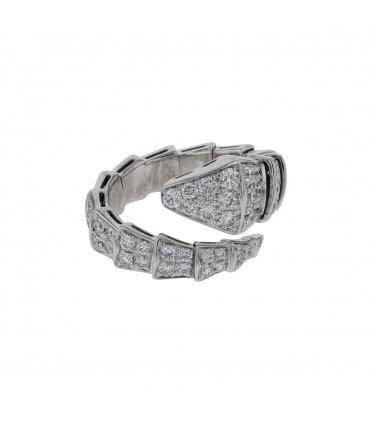 Bulgari Serpenti Viper diamonds and gold ring
