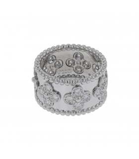 Van Cleef & Arpels Perlée diamonds and gold ring