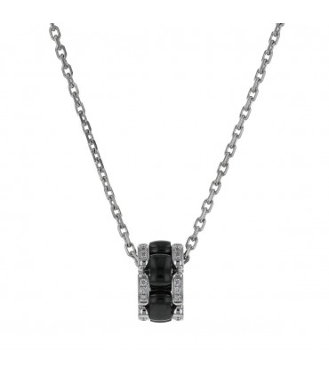 Chanel Ultra ceramic, diamonds and gold necklace
