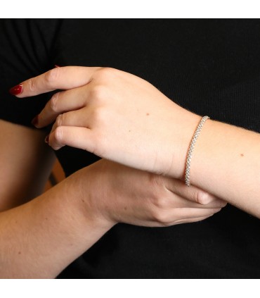 Bracelet or, diamants