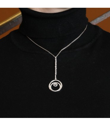 Audemars Piguet diamonds and gold necklace