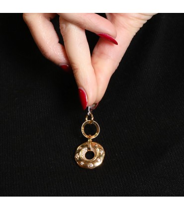 Audemars Piguet Royal Oak diamonds and gold pendant