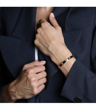 Cartier Love diamonds and gold bracelet