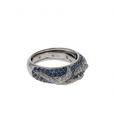 Audemars Piguet sapphires, diamonds and gold ring