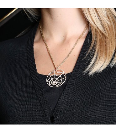 Chaumet Attrape-Moi Si Tu M’aimes diamonds and 18k gold necklace