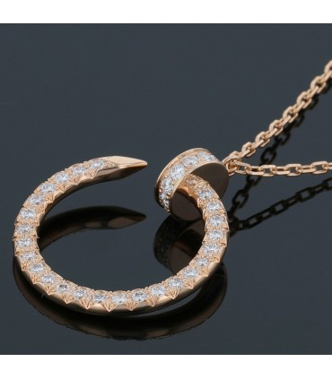 Cartier Juste un Clou diamonds and gold necklace