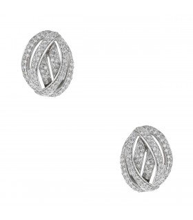 Diamonds and gold earrings