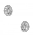 Diamonds and gold earrings