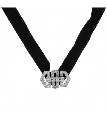 Audemars Piguet diamonds and gold necklace