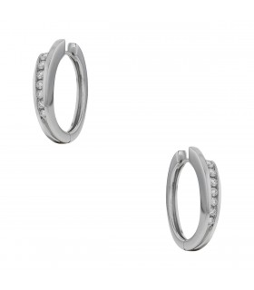 Boucles d’oreilles or, diamants