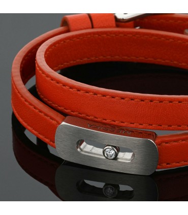 Messika My Move diamond and titanium bracelet