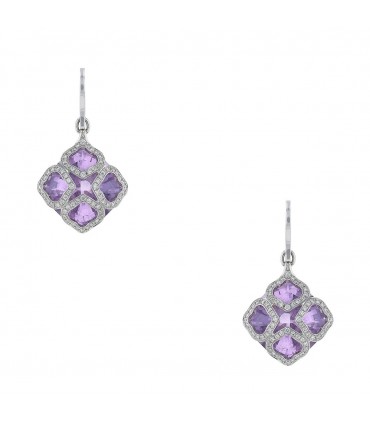 Chopard Imperiale amethyst, diamonds and gold earrings