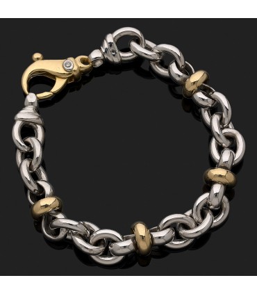 Bracelet or et diamant