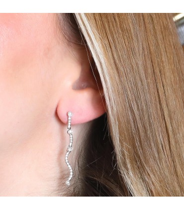 Audemars Piguet diamonds and gold earrings