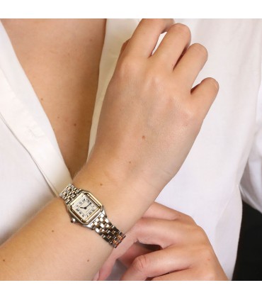 Cartier Panthère stainless steel and gold watch