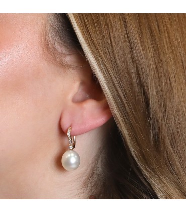Tiffany & Co. Tiffany South Sea Noble diamonds and pearls earrings