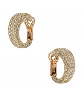 O.J. Perrin Arena diamonds and gold earrings