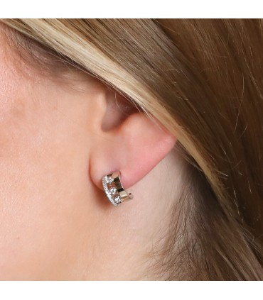 Messika Move Romane diamonds and gold earrings