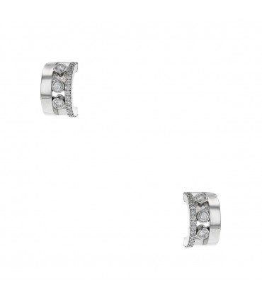 Messika Move Romane diamonds and gold earrings