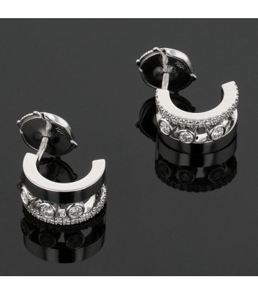 Messika Move Romane diamonds and gold earrings