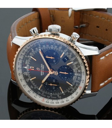 Breitling Navitimer gold and stainless steel watch