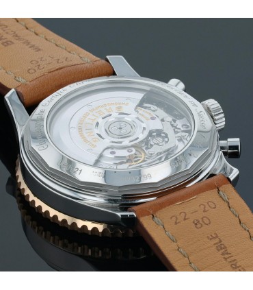Breitling Navitimer gold and stainless steel watch
