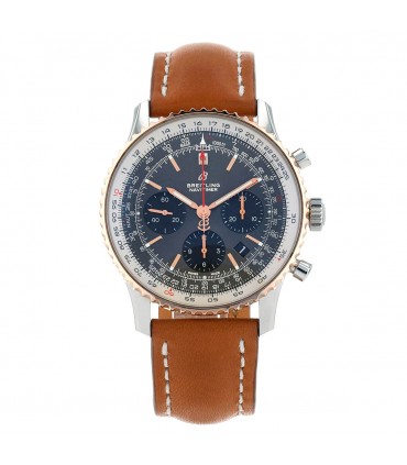 Breitling Navitimer gold and stainless steel watch